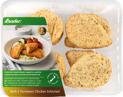 Herb & Parmesan Chicken Schnitzel