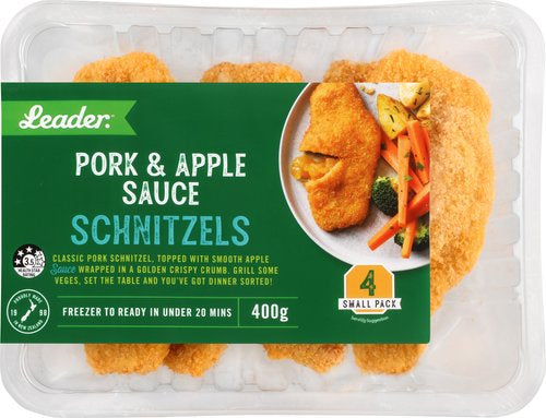 Pork & Apple Sauce Schnitzel