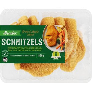 Pork & Apple Sauce Schnitzel