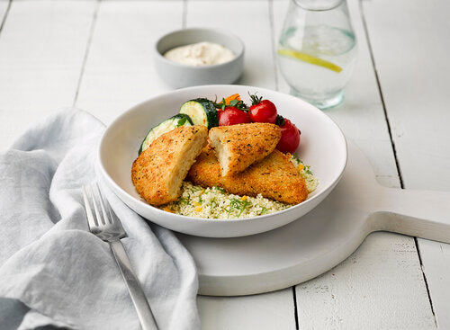 Herb & Parmesan Chicken Schnitzel