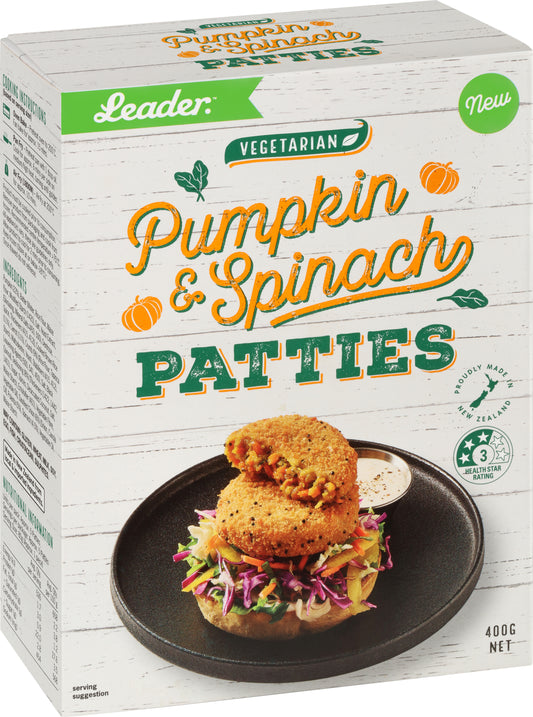 Pumpkin & Spinach Patties